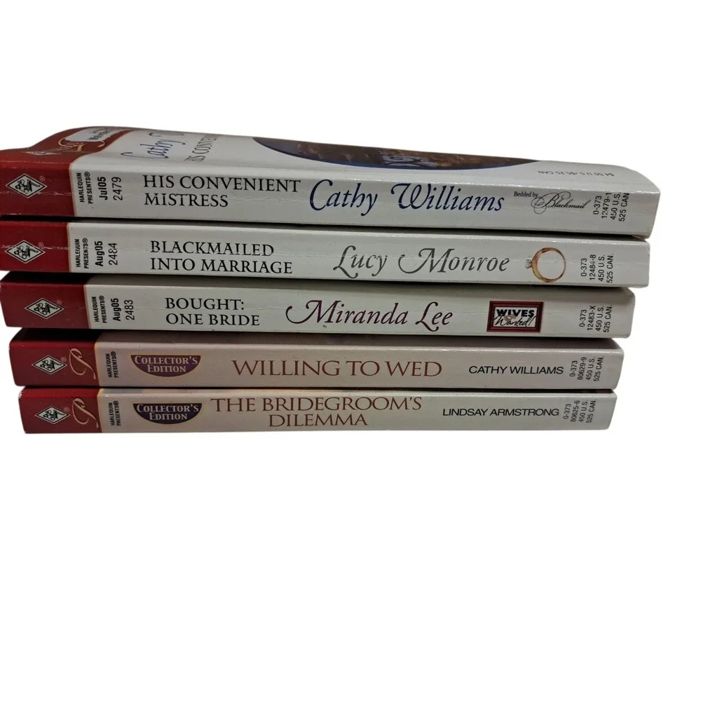 harlequin presents lot Of 5‎
